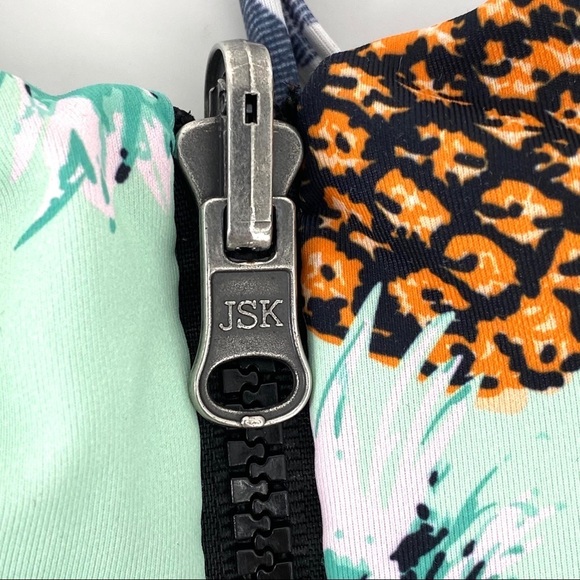 JSK Multi Print Two-Piece Reversible Bikinis - S - Picture 4 of 4